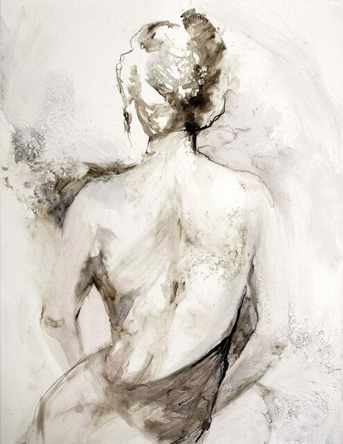 Olivia | Pintura de Mujer de Espaldas