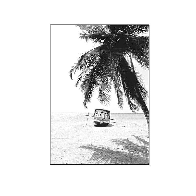 Apolline | Lienzo de Palma Negra y Blanca