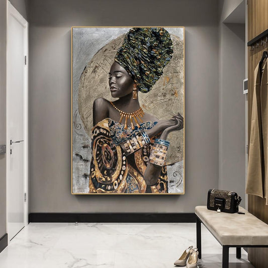 Zoe | Pintura de Mujer Africana